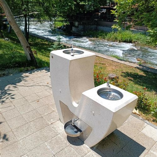 Residential drinking fountain - 326 - Encho Enchev - ETE - for public space / for playground / for hotel