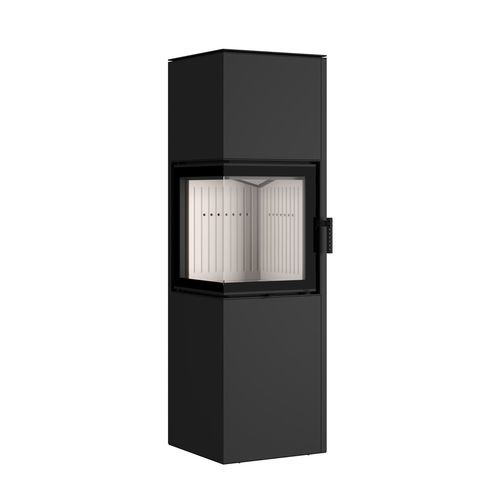 Wood heating stove - Pixel XL - desayo - 7 kW / floor-mounted / corner