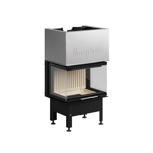 3-sided fireplace insert - Smart 3XTh - desayo - wood-burning / steel / contemporary