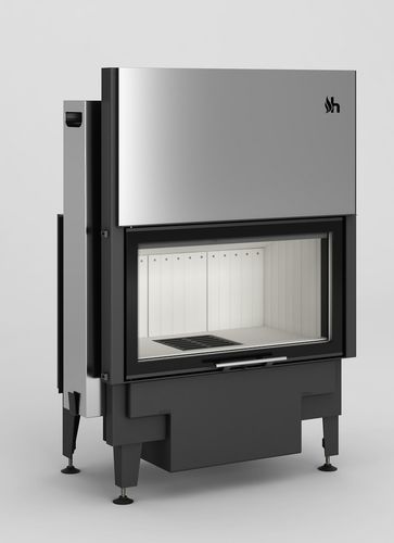 Wood-burning fireplace insert - Volcano ATh - desayo - steel / contemporary / Class A+