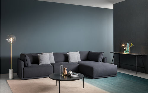 Modular sofa - MAX - SP01 design - compact / contemporary / fabric