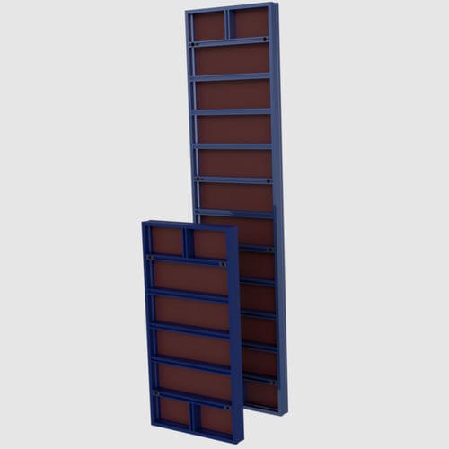 Modular formwork - MODACIER	 - Jean Four Eurobress - frame / steel / plastic