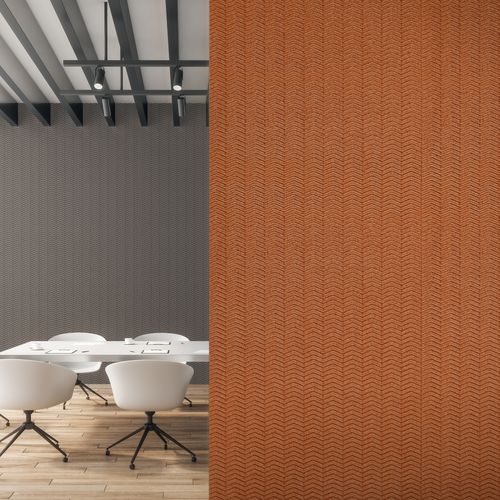 Interior wall-covering - ZIG ZAG - Muratto - cork / 3D / 3D effect