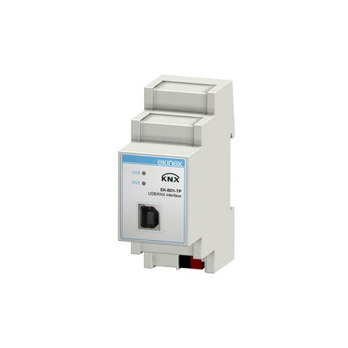 Gateway interface module - EK-BD1-TP - ekinex® - DIN rail / KNX / USB