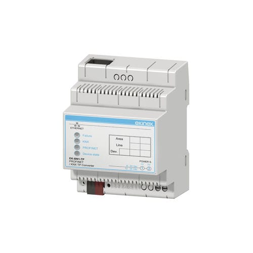 Gateway interface module - EK-BN1-TP - ekinex® - DIN rail / KNX / Ethernet