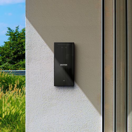 White video door intercom - Dico - ekinex® - black / gray / brass