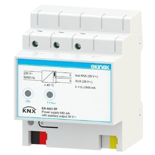 AC/DC power supply - EK-AG1-TP - ekinex® - DIN rail / dual-output / for building automation systems