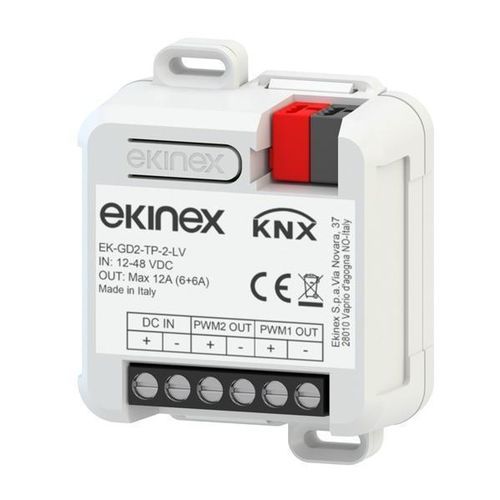 Light dimmer module - EK-GD2-TP-2-LV - ekinex®