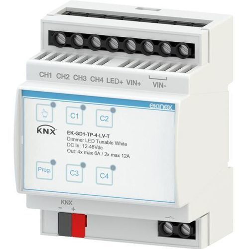 Light dimmer module - EK-GD1-TP-4-LV-T - ekinex®