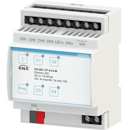 Light dimmer module - EK-GD1-TP-4-LV-M - ekinex®
