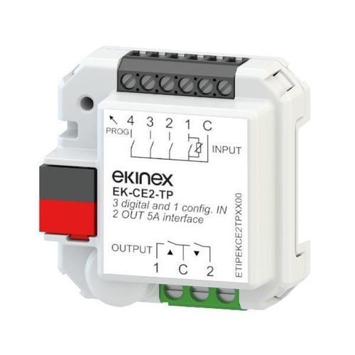 KNX I/O module - EK-CE2-TP - ekinex®
