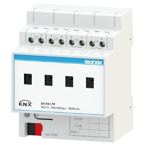 KNX output module - EK-FA1-TP - ekinex®