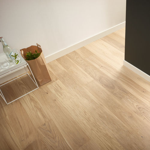 Engineered parquet floor - CHEESECAKE MOLTI - Barlinek - oak / brushed / matte