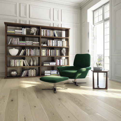 Engineered parquet floor - CREME BRULEE GRANDE - Barlinek - oak / natural oil / stained