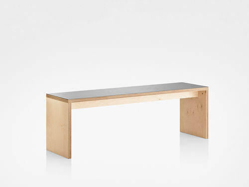Contemporary bench - LLLP by Nicholas Rose - oak / birch / plywood