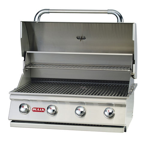Gas barbecue - OUTLAW - BULL EUROPE - built-in / stainless steel