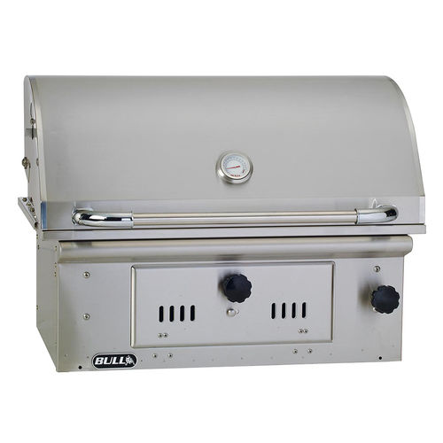 Charcoal barbecue - BISON - BULL EUROPE - commercial / built-in / stainless steel
