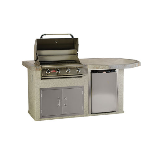 Outdoor kitchen - RODEO Q - BULL EUROPE - contemporary / stainless steel / porcelain stoneware