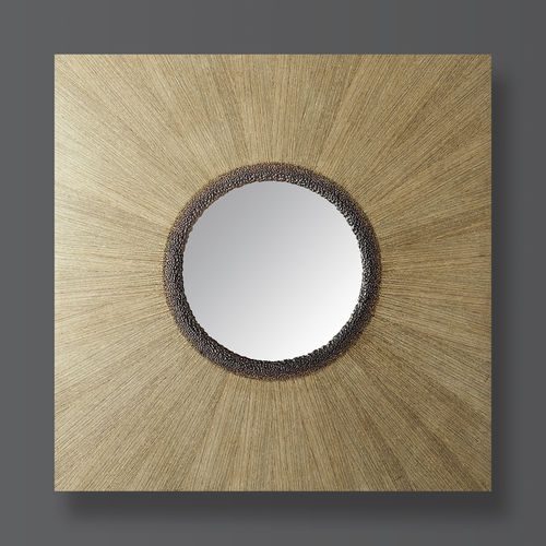 Wall-mounted mirror - INTO THE ABYSS - David Tragen - contemporary / rectangular / wenge