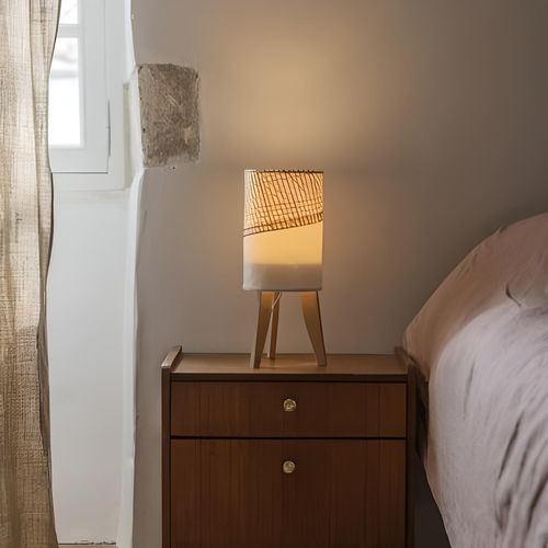 Table lamp - Technique  - 727 sailbags - bedside table / fabric / oak
