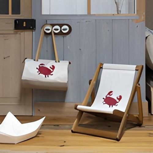 Contemporary deck chair - Crab  - 727 sailbags - not specified
