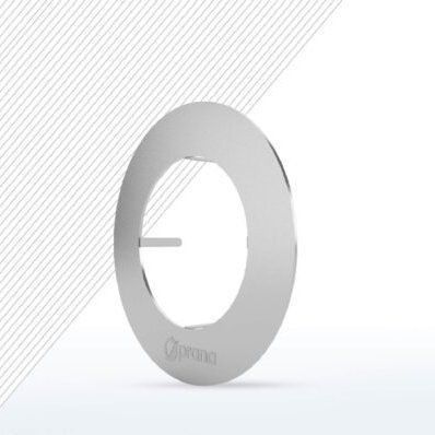 Stainless steel ventilation grill - VENTMON - round / exterior / for facade