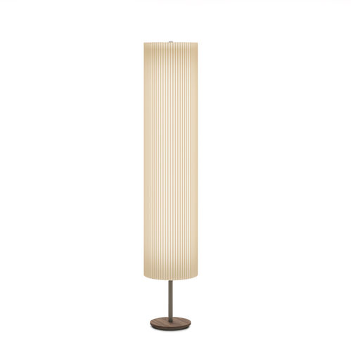 Floor-standing lamp - ARAGONA - EVA E8 - GSC LIGHTING - metal / fabric / wood