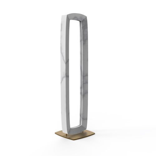 Floor-standing lamp - EOS - OREADI OR5  - GSC LIGHTING - brushed brass / marble / contemporary