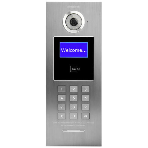 Aluminium door station - MB11 - Multitek Electronics - residential / wall-mounted / flush-mount