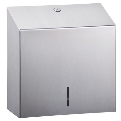 Wall-mounted paper towel dispenser - MAXI ELITE - SUPRATECH - stainless steel / commercial