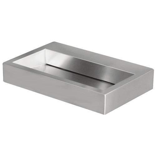 Wall-mounted washbasin - L-114-S series - SUPRATECH - stainless steel / custom / handicapped