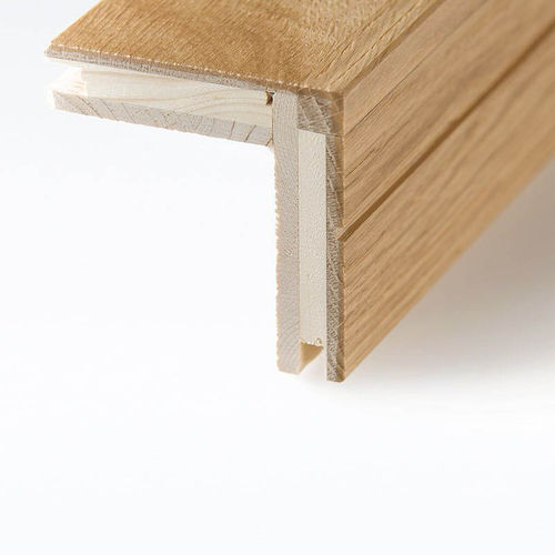 Wooden stair nosing - TORO CON SPIGOLO MASSELLO - MONPAR