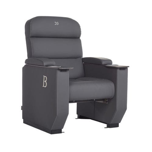 Fabric cinema seating - ARES SOFT EASY - Cinearredo Italia - home cinema / gray / motorized