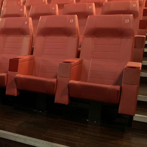 Fabric cinema seating - CANDIANI - Cinearredo Italia - leather / plywood / steel