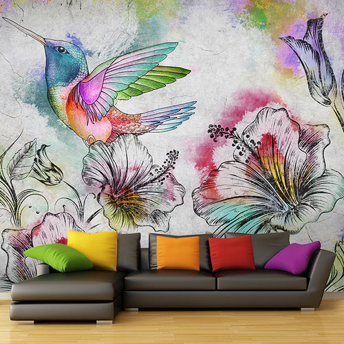 Contemporary wallpaper - BEIJAFLOR - Skinwall - fabric / vinyl / floral