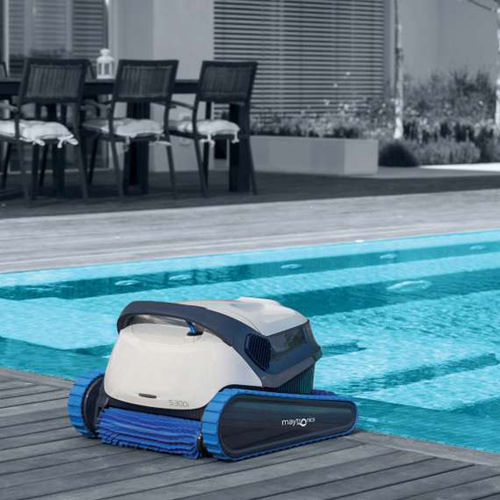 Electric robotic pool cleaner - Dolphin S300 - ALBIXON a.s. - automatic / vacuum
