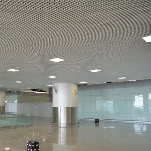 Metal suspended ceiling - OPENCELL SYSTEM - BUTEM METAL - tile / panel / for clean rooms