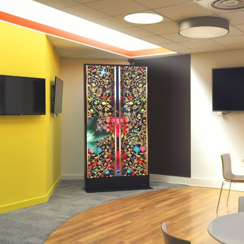 Advertising totem - REF. 666000 - ERARD PRO - LED / for public space / for shop