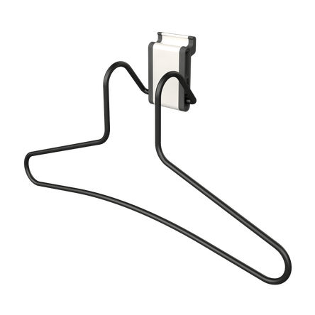 Steel coat hanger - JACKET - Organigator - garage organizing system - aluminum / plastic