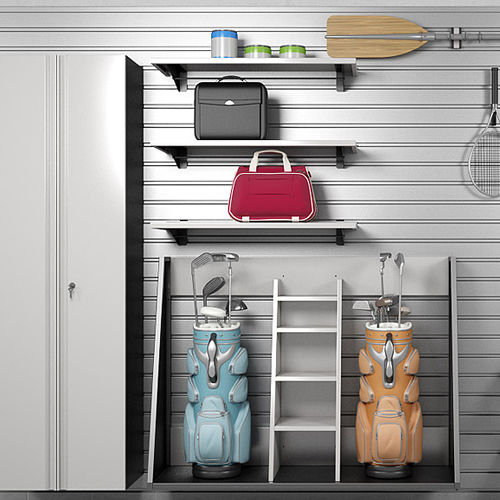 Wall-mounted shelf - 900 - Organigator - garage organizing system - contemporary / steel / garage