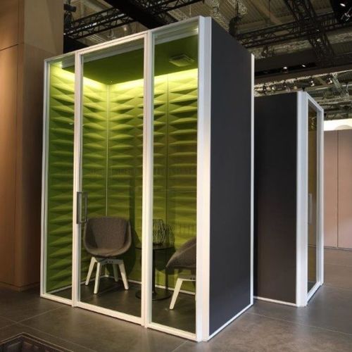 Acoustic office pod - CSS - Sara - glass / for open space