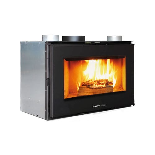 Wood-burning fireplace insert - ARIA 80 - Moretti Design Gruppo