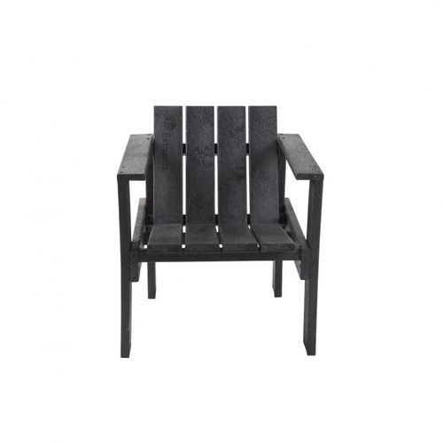 Contemporary garden chair - Valência - Extruplas - beach / recycled plastic / plastic base