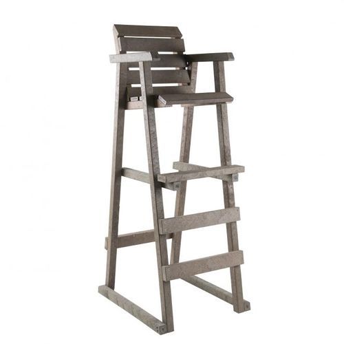 Multisport umpire chair - Extruplas - fixed / plastic / gray