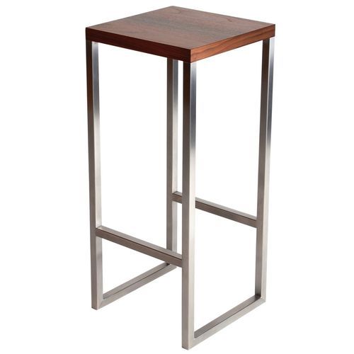 Contemporary bar stool - 8106 - Thöni Josef GmbH - oak / maple / American walnut