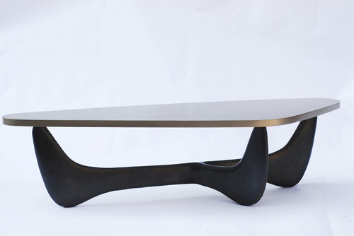 Contemporary coffee table - SANDY - Atelier Stefan Leo - bronze / home / indoor