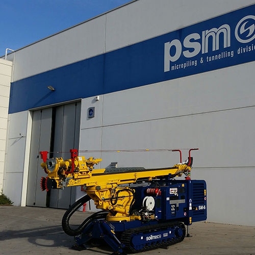 Diesel engine drilling rig - SM-6  - SOILMEC S.P.A. - rotary / down-the-hole / construction