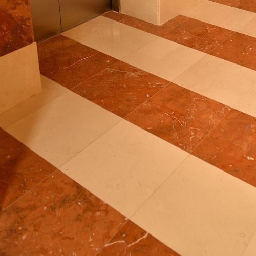 Indoor tile - ROSSO ALICANTE - Mekmar - wall / floor / marble