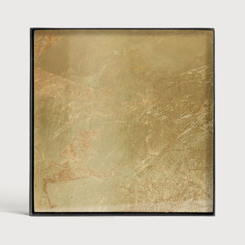 Metal pin tray - GOLD LEAF  - ETHNICRAFT - glass