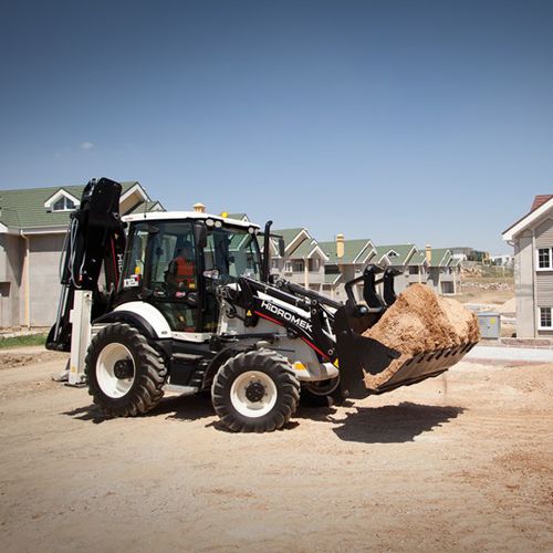 All-wheel steering backhoe loader - HMK 102B SUPRA  - HIDROMEK